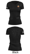 USS MAKIN ISLAND 57574160 Women's Short Sleeve V-neck Shirt - 27