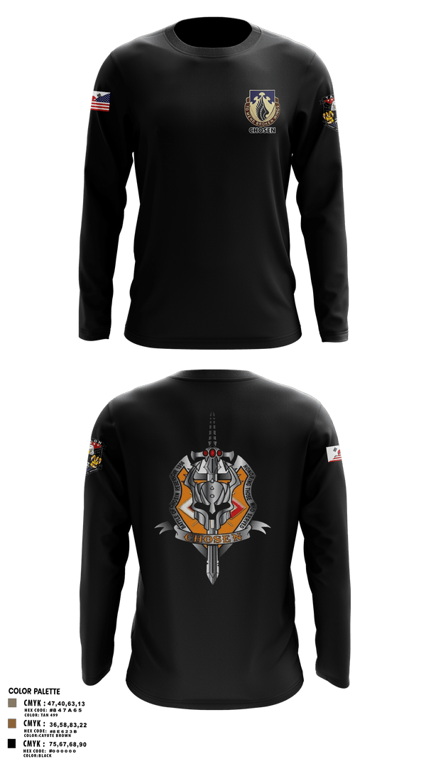 Long Sleeve Performance Polo, C-Co 602D ASB, Army, Teamtime, Team time, sublimation, custom sports apparel, team uniforms, spirit wear, spiritwear, sports uniforms, custom shirts, team store, custom team store, fundraiser sports, apparel fundraiser