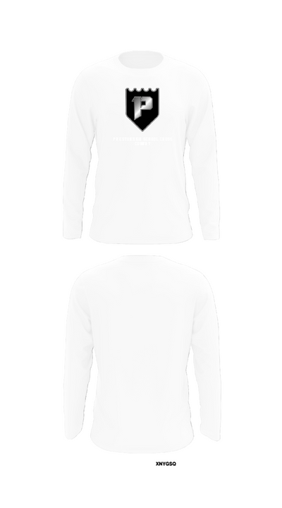 Preston High School Cross Country 85504696 Long Sleeve Performance Shirt - 8