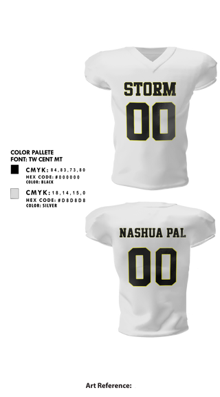 Football Jersey, Nashua PAL Storm Football, , Teamtime, Team time, sublimation, custom sports apparel, team uniforms, spirit wear, spiritwear, sports uniforms, custom shirts, team store, custom team store, fundraiser sports, apparel fundraiser
