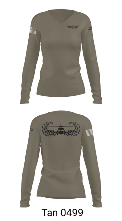 CAL FIRE 11986864 Women's Long Sleeve V-neck Shirt - 39