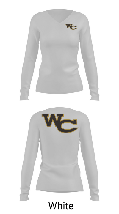Waco 11755541 Women's Long Sleeve V-neck Shirt - 16
