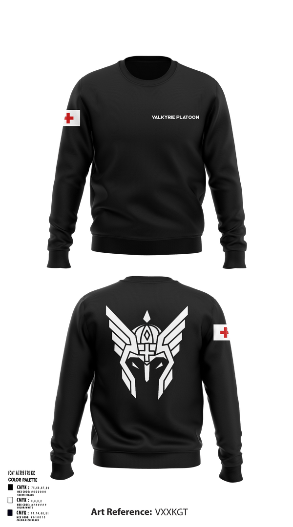 Crew Neck Sweatshirt, Evac PLT, RSS, 2CR, , Teamtime, Team time, sublimation, custom sports apparel, team uniforms, spirit wear, spiritwear, sports uniforms, custom shirts, team store, custom team store, fundraiser sports, apparel fundraiser