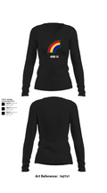 42nd ID 48314623 Women's Long Sleeve V-neck Shirt - 22