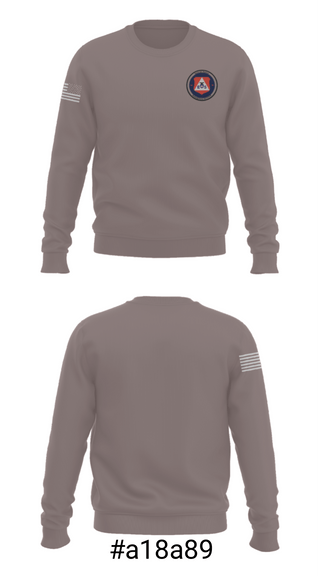 Crew Neck Sweatshirt, Civil Air Patrol, Air Force, Teamtime, Team time, sublimation, custom sports apparel, team uniforms, spirit wear, spiritwear, sports uniforms, custom shirts, team store, custom team store, fundraiser sports, apparel fundraiser