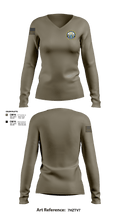 MSRON8 22397959 Women's Long Sleeve V-neck Shirt - 30 (1)