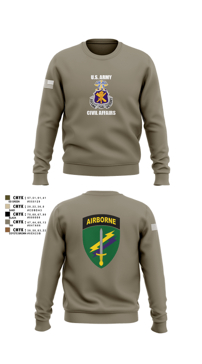 Civil Affairs Schoolhouse 5293701 Crew Neck Sweatshirt - 3