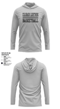 Colorado Lightning Basketball Club 24894382 Long Sleeve Performance Shirt with hood - 5