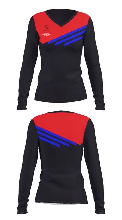 Buckstrut OutdoorsBuckstrut Outdoors 43716746 Women's Long Sleeve V-neck Shirt - 25