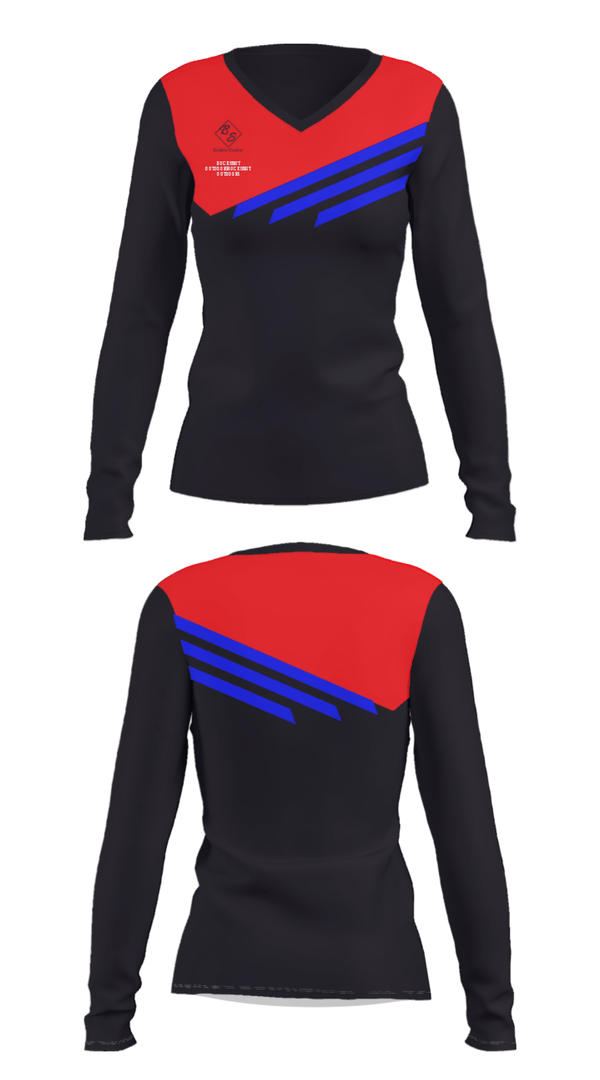 Women's Long Sleeve Vneck Shirt, Buckstrut OutdoorsBuckstrut Outdoors, , Teamtime, Team time, sublimation, custom sports apparel, team uniforms, spirit wear, spiritwear, sports uniforms, custom shirts, team store, custom team store, fundraiser sports, apparel fundraiser