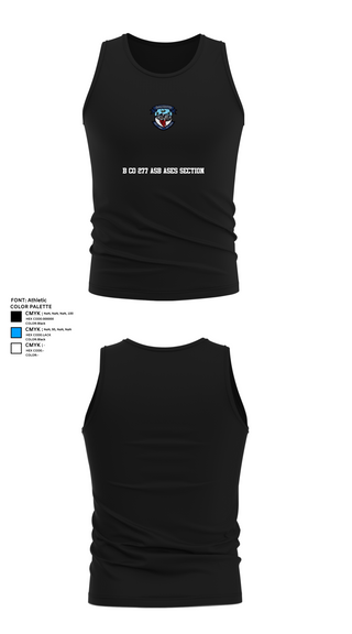 Tank Top, B Co 277 ASB ASES Section, Army, Teamtime, Team time, sublimation, custom sports apparel, team uniforms, spirit wear, spiritwear, sports uniforms, custom shirts, team store, custom team store, fundraiser sports, apparel fundraiser