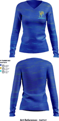 Parrottsville 82472301 Women's Long Sleeve V-neck Shirt - 1