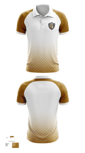 Italy High School Volleyball 83934192 Short Sleeve Performance Polo - 1