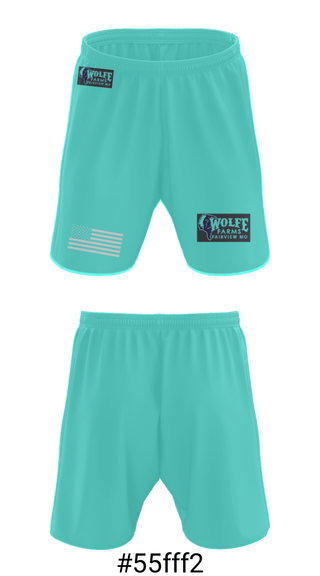 Athletic Shorts With Pockets, Wolfe FarmsWolfe Farms, , Teamtime, Team time, sublimation, custom sports apparel, team uniforms, spirit wear, spiritwear, sports uniforms, custom shirts, team store, custom team store, fundraiser sports, apparel fundraiser