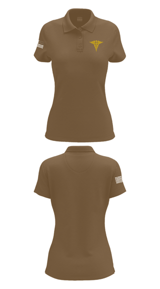 Women's Short Sleeve Performance Polo, Physical Therapy, Army, Teamtime, Team time, sublimation, custom sports apparel, team uniforms, spirit wear, spiritwear, sports uniforms, custom shirts, team store, custom team store, fundraiser sports, apparel fundraiser
