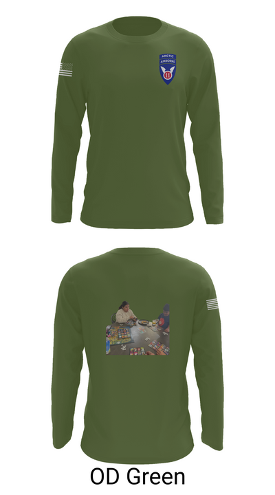 11th ABN DIV WO 32210325 Long Sleeve Performance Shirt 45