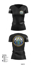 MSRON 8 41955379 Women's Short Sleeve V-neck Shirt - 108