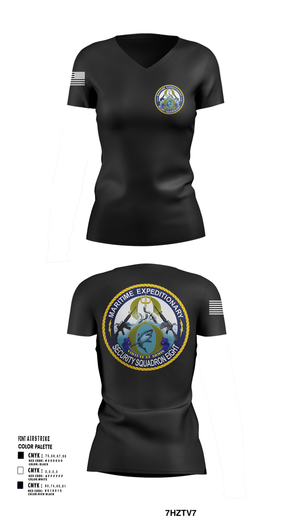 Womens Short Sleeve Vneck Shirt, MSRON 8, Navy, Teamtime, Team time, sublimation, custom sports apparel, team uniforms, spirit wear, spiritwear, sports uniforms, custom shirts, team store, custom team store, fundraiser sports, apparel fundraiser