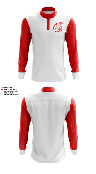 Quarter Zip Jacket, Hueneme High School Band, Spirit Store, Teamtime, Team time, sublimation, custom sports apparel, team uniforms, spirit wear, spiritwear, sports uniforms, custom shirts, team store, custom team store, fundraiser sports, apparel fundraiser