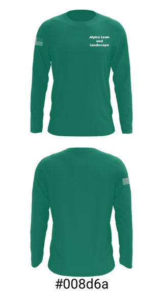 Long Sleeve Performance Shirt, Alpha lawn and landscapeAlpha lawn and landscape, , Teamtime, Team time, sublimation, custom sports apparel, team uniforms, spirit wear, spiritwear, sports uniforms, custom shirts, team store, custom team store, fundraiser sports, apparel fundraiser