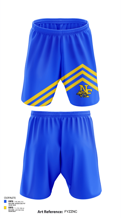 Niagara Falls High School Cheer 93766277 Athletic Shorts With Pockets - 133