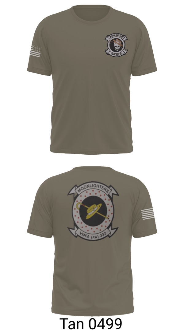 Short Sleeve Performance Shirt, VMFA-332 The Moonlighters, Marines, Teamtime, Team time, sublimation, custom sports apparel, team uniforms, spirit wear, spiritwear, sports uniforms, custom shirts, team store, custom team store, fundraiser sports, apparel fundraiser