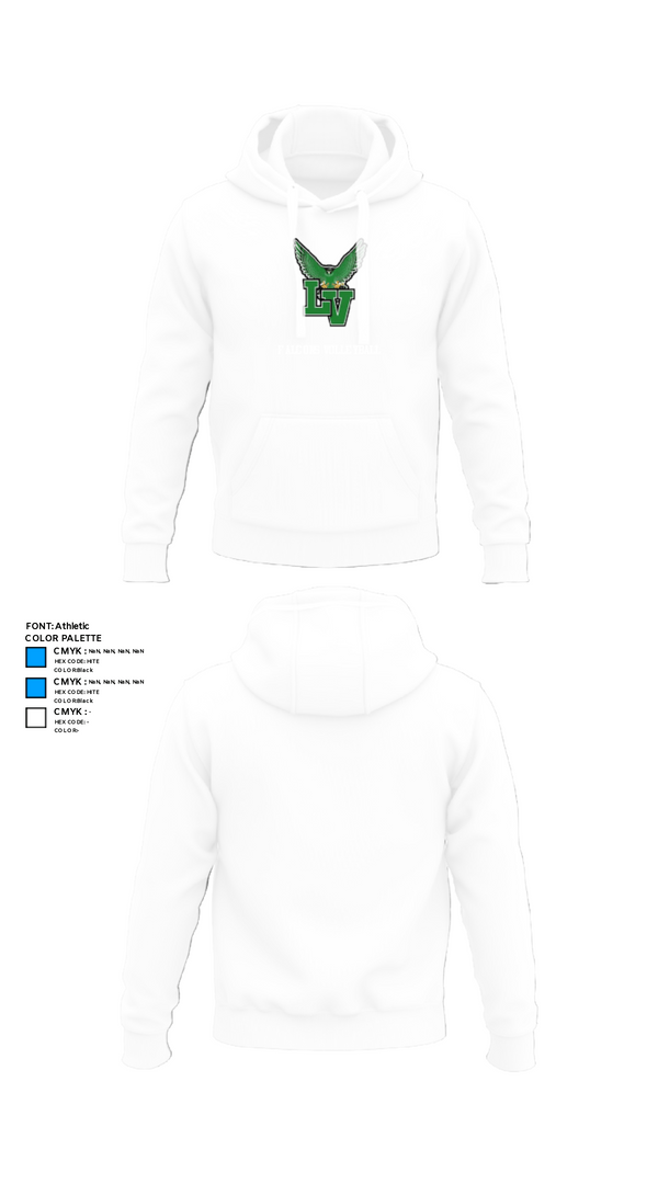 Hoodie, Falcons Volleyball, Women's Volleyball, Teamtime, Team time, sublimation, custom sports apparel, team uniforms, spirit wear, spiritwear, sports uniforms, custom shirts, team store, custom team store, fundraiser sports, apparel fundraiser