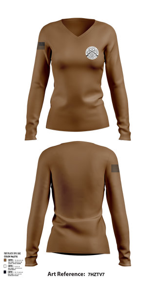 Womens Long Sleeve Vneck Shirt, 787 Tactical, , Teamtime, Team time, sublimation, custom sports apparel, team uniforms, spirit wear, spiritwear, sports uniforms, custom shirts, team store, custom team store, fundraiser sports, apparel fundraiser