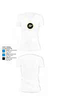 Belton Middle School Warriors Cheer 74765469 Women's Short Sleeve V-neck Shirt - 18