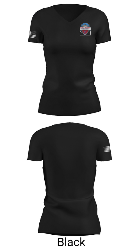 Womens Short Sleeve Vneck Shirt, Hole Heart Home Services, , Teamtime, Team time, sublimation, custom sports apparel, team uniforms, spirit wear, spiritwear, sports uniforms, custom shirts, team store, custom team store, fundraiser sports, apparel fundraiser