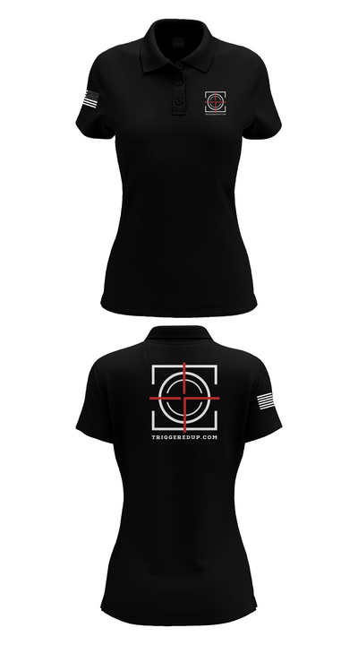 TriggeredUp.com 76062487 Women's Short Sleeve Performance Polo  - 36