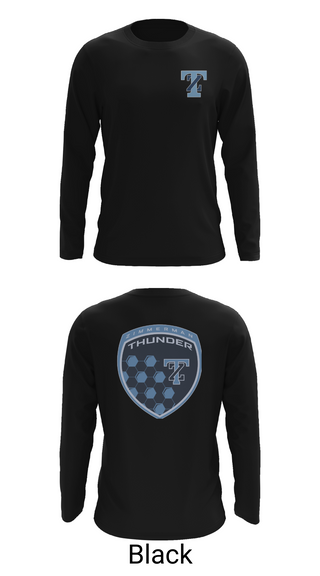 Long Sleeve Performance Shirt, THUNDER, Men's Soccer, Teamtime, Team time, sublimation, custom sports apparel, team uniforms, spirit wear, spiritwear, sports uniforms, custom shirts, team store, custom team store, fundraiser sports, apparel fundraiser