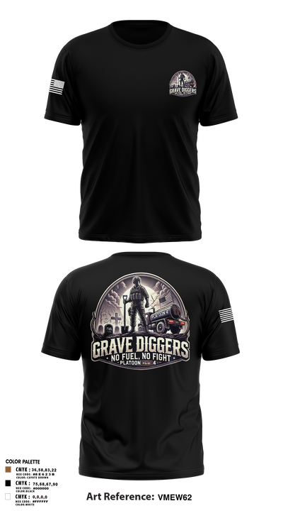Gravediggers 54270931 Short Sleeve Performance Shirt - 107