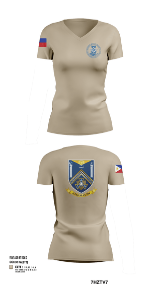 Womens Short Sleeve Vneck Shirt, 718 CES, Air Force, Teamtime, Team time, sublimation, custom sports apparel, team uniforms, spirit wear, spiritwear, sports uniforms, custom shirts, team store, custom team store, fundraiser sports, apparel fundraiser