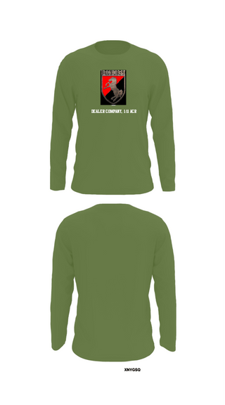 Long Sleeve Performance Shirt, Dealer Company, 1/11 ACR, Army, Teamtime, Team time, sublimation, custom sports apparel, team uniforms, spirit wear, spiritwear, sports uniforms, custom shirts, team store, custom team store, fundraiser sports, apparel fundraiser