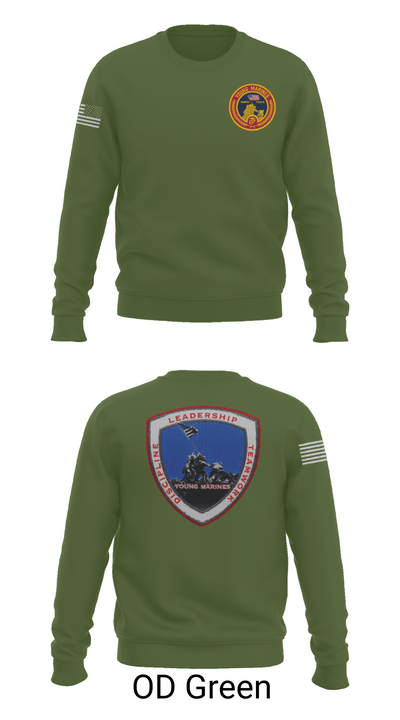 Lancaster County Young Marines 89976049 Crew Neck Sweatshirt - 45
