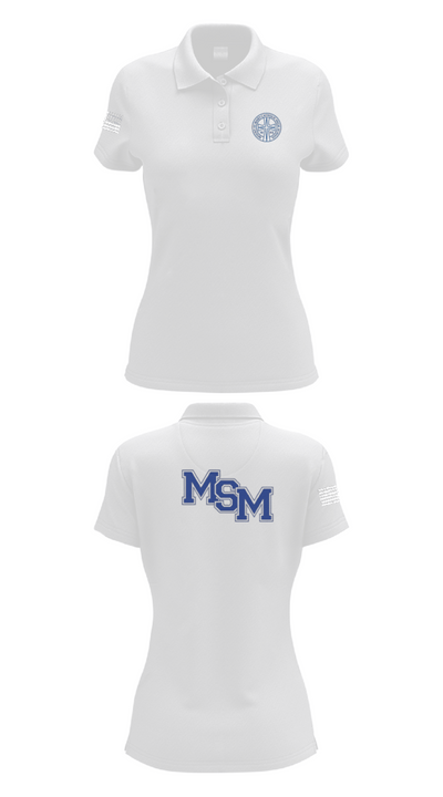 Mount St. Mary Catholic School Cross Country 34367170 Women's Short Sleeve Performance Polo  - 17