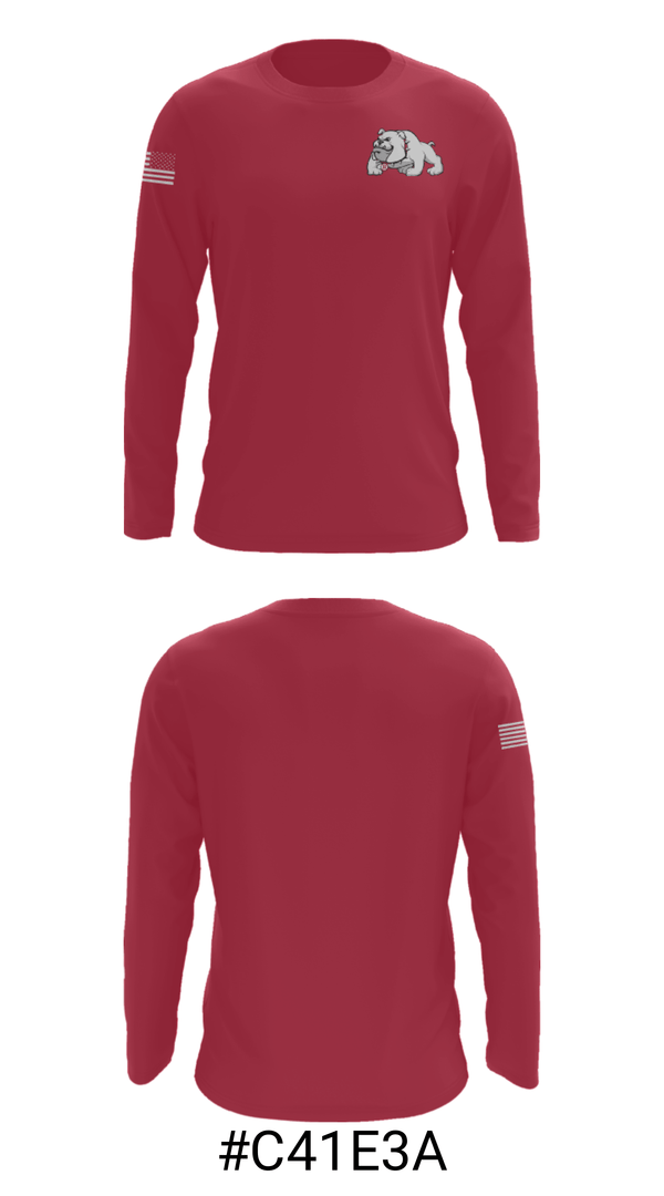 Long Sleeve Performance Shirt, Holmes Community College Softball, Softball, Teamtime, Team time, sublimation, custom sports apparel, team uniforms, spirit wear, spiritwear, sports uniforms, custom shirts, team store, custom team store, fundraiser sports, apparel fundraiser