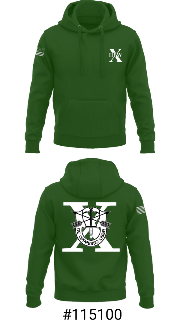 Hoodie, 10th Special Forces HPW, , Teamtime, Team time, sublimation, custom sports apparel, team uniforms, spirit wear, spiritwear, sports uniforms, custom shirts, team store, custom team store, fundraiser sports, apparel fundraiser