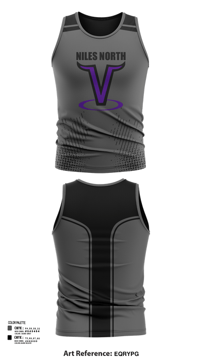 Niles North High School Track and Field 91252281 Tank Top - 105