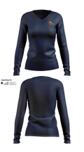 JUFRANOIDEALTAXSOLUTION 28814401 Women's Long Sleeve V-neck Shirt - 3