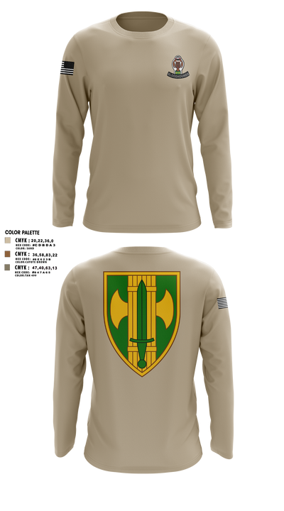 615th MP CO 40178490 Long Sleeve Performance Shirt 41