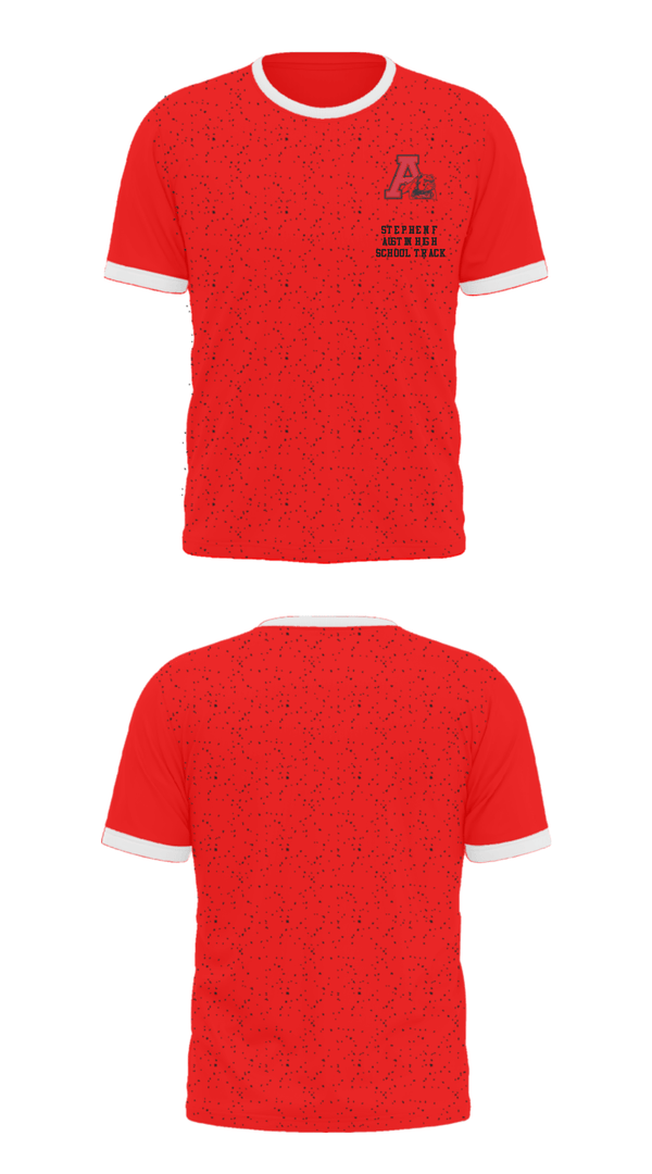 Short Sleeve Performance Shirt, Stephen F Austin High School Track, Track & Field, Teamtime, Team time, sublimation, custom sports apparel, team uniforms, spirit wear, spiritwear, sports uniforms, custom shirts, team store, custom team store, fundraiser sports, apparel fundraiser