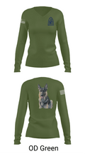 4-31 infantry battalion hotel company 62387368 Women's Long Sleeve V-neck Shirt -1 57