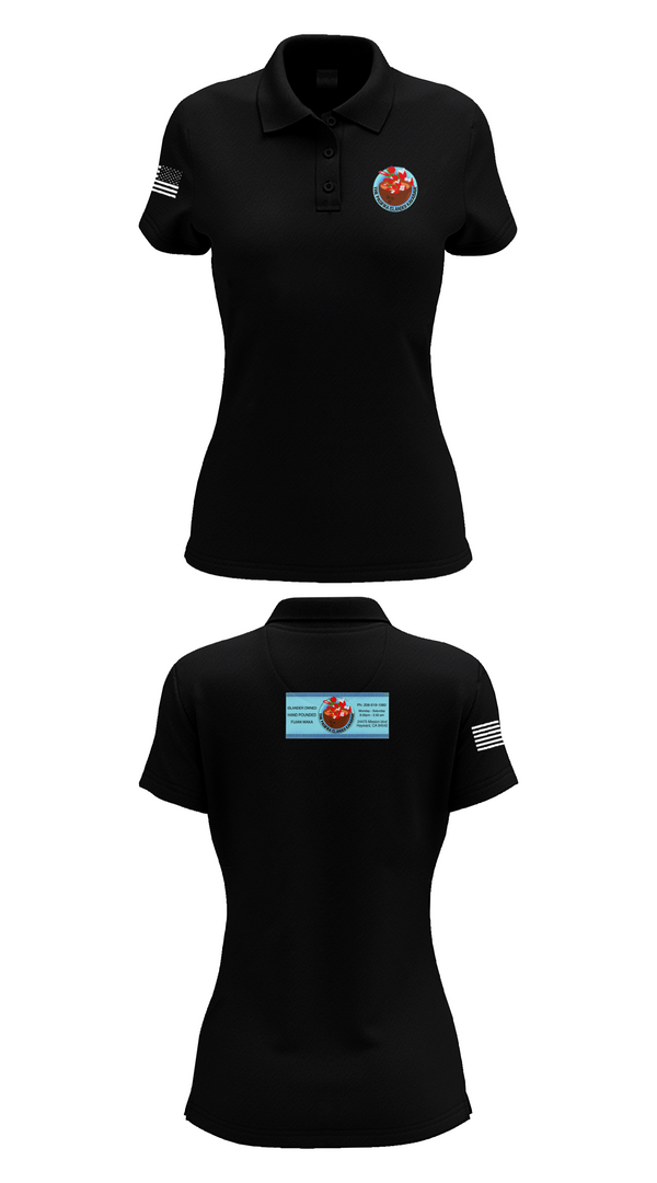 Womens Short Sleeve Performance Polo, The Pasifika Islander Kava Bar, , Teamtime, Team time, sublimation, custom sports apparel, team uniforms, spirit wear, spiritwear, sports uniforms, custom shirts, team store, custom team store, fundraiser sports, apparel fundraiser
