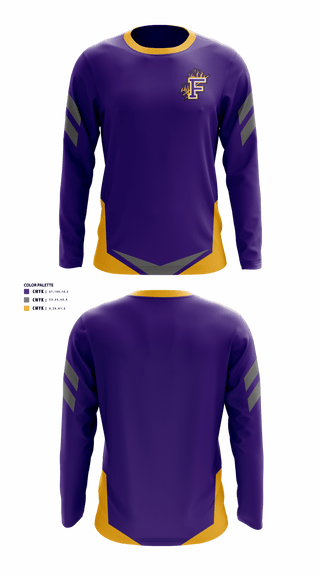 Long Sleeve Performance Shirt, Franklinton High School Golf, Golf, Teamtime, Team time, sublimation, custom sports apparel, team uniforms, spirit wear, spiritwear, sports uniforms, custom shirts, team store, custom team store, fundraiser sports, apparel fundraiser