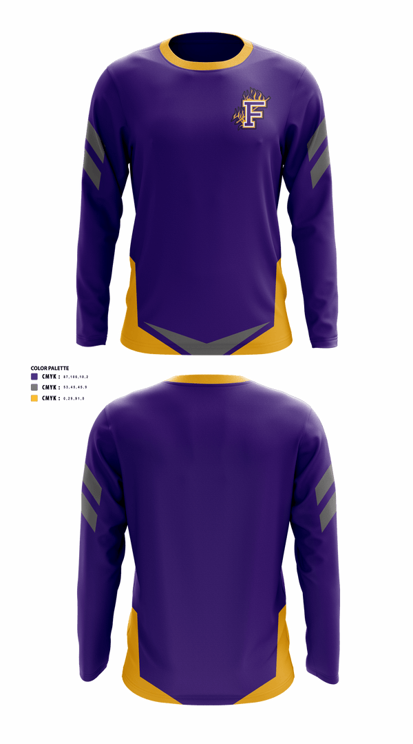 Long Sleeve Performance Shirt, Franklinton High School Golf, Golf, Teamtime, Team time, sublimation, custom sports apparel, team uniforms, spirit wear, spiritwear, sports uniforms, custom shirts, team store, custom team store, fundraiser sports, apparel fundraiser