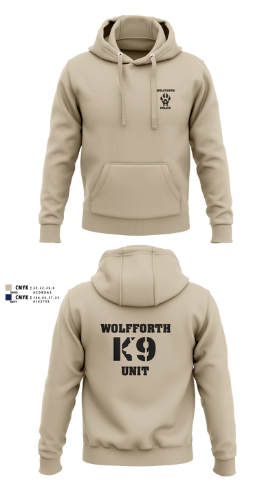 Wolfforth Police Department 49517107 Hoodie - 2