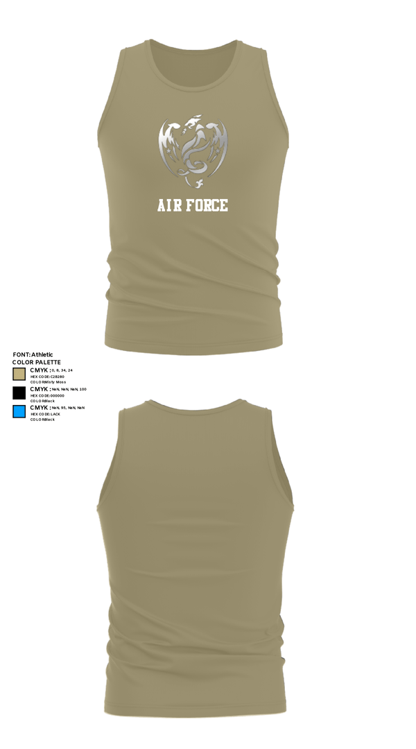 Tank Top, 18th Air Support Operations Group, Air Force, Teamtime, Team time, sublimation, custom sports apparel, team uniforms, spirit wear, spiritwear, sports uniforms, custom shirts, team store, custom team store, fundraiser sports, apparel fundraiser