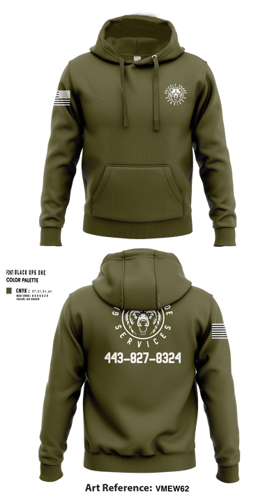 Grizzly Grade Services 54840048 Hoodie - 1